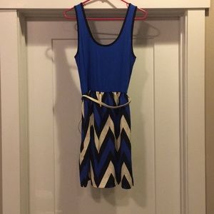 Dress with belt